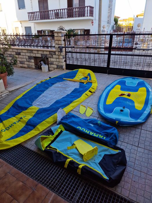 Prancha paddle com vela