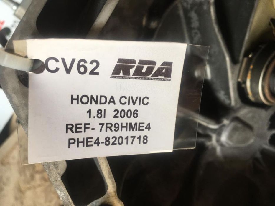 CV62 Caixa De Velocidades Honda Civic 1.8I De 2006 Ref- PHE4
