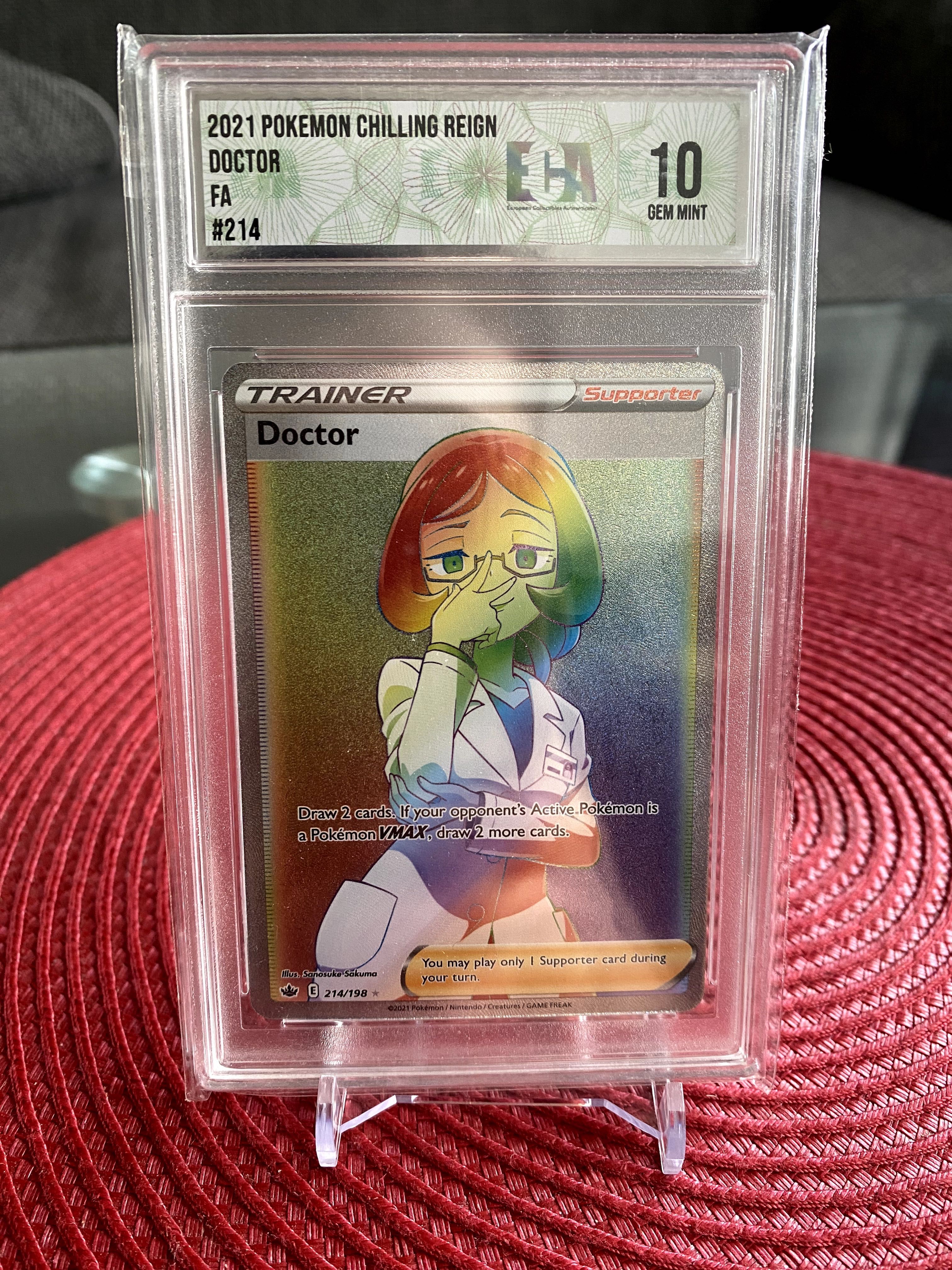 Pokemon karta doctor eca psa 10