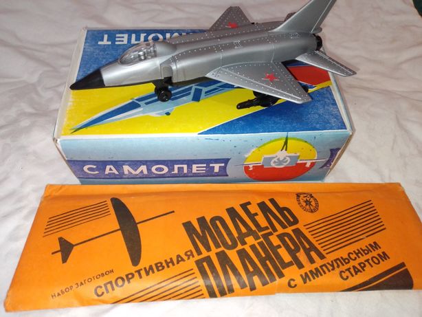 Детские игрушки самолёты из СССР