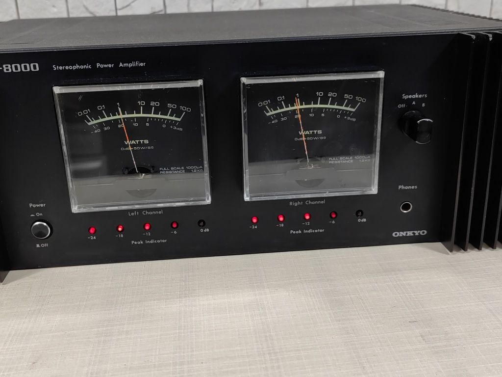 Onkyo M-8000 unikatowa końcówka mocy stereo vintage