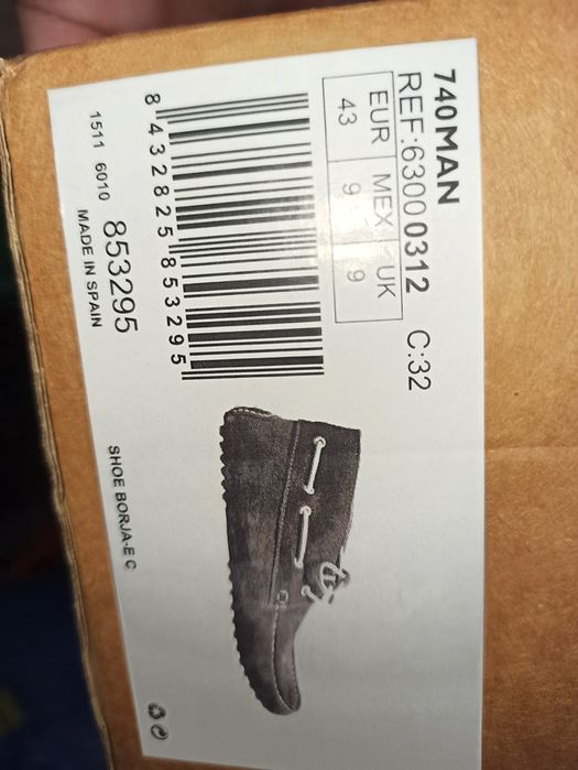 Buty skórzane Mango Man driver nowe roz 43