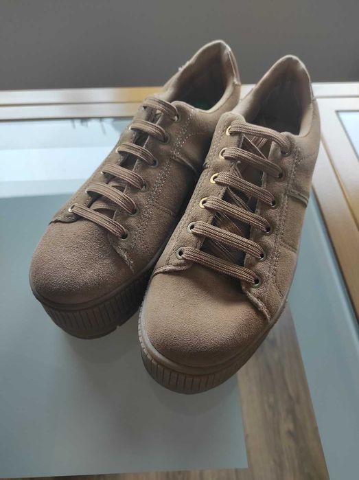 STRADIVARIUS skurzane trampki SNEAKERS wysyłka