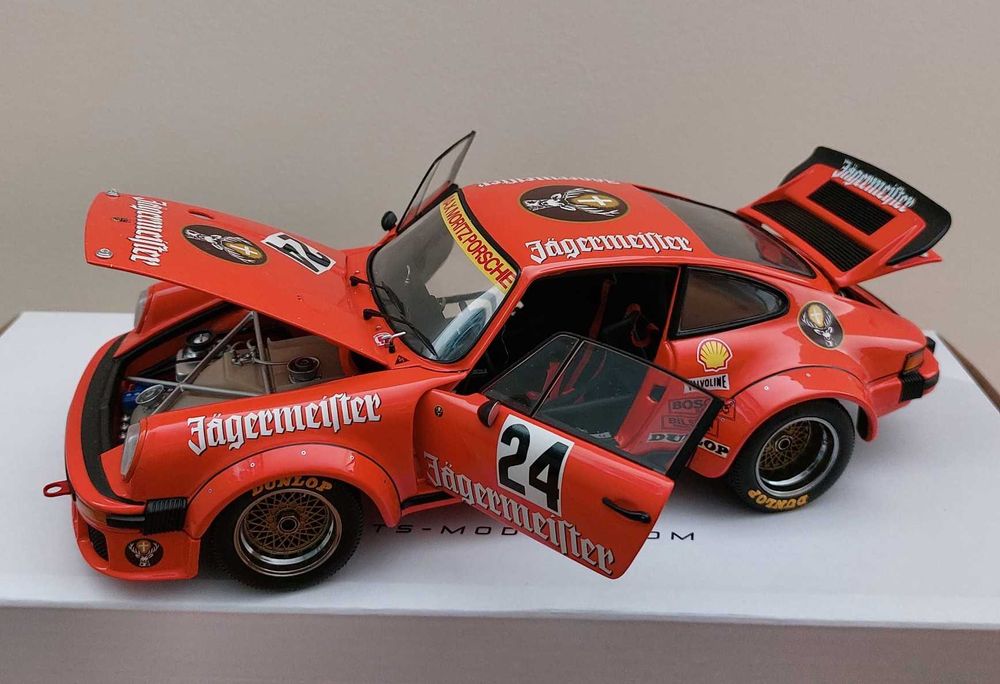 Miniatura Porsche 934 RSR #24 Jagermeister 1976 EXOTO 1:18