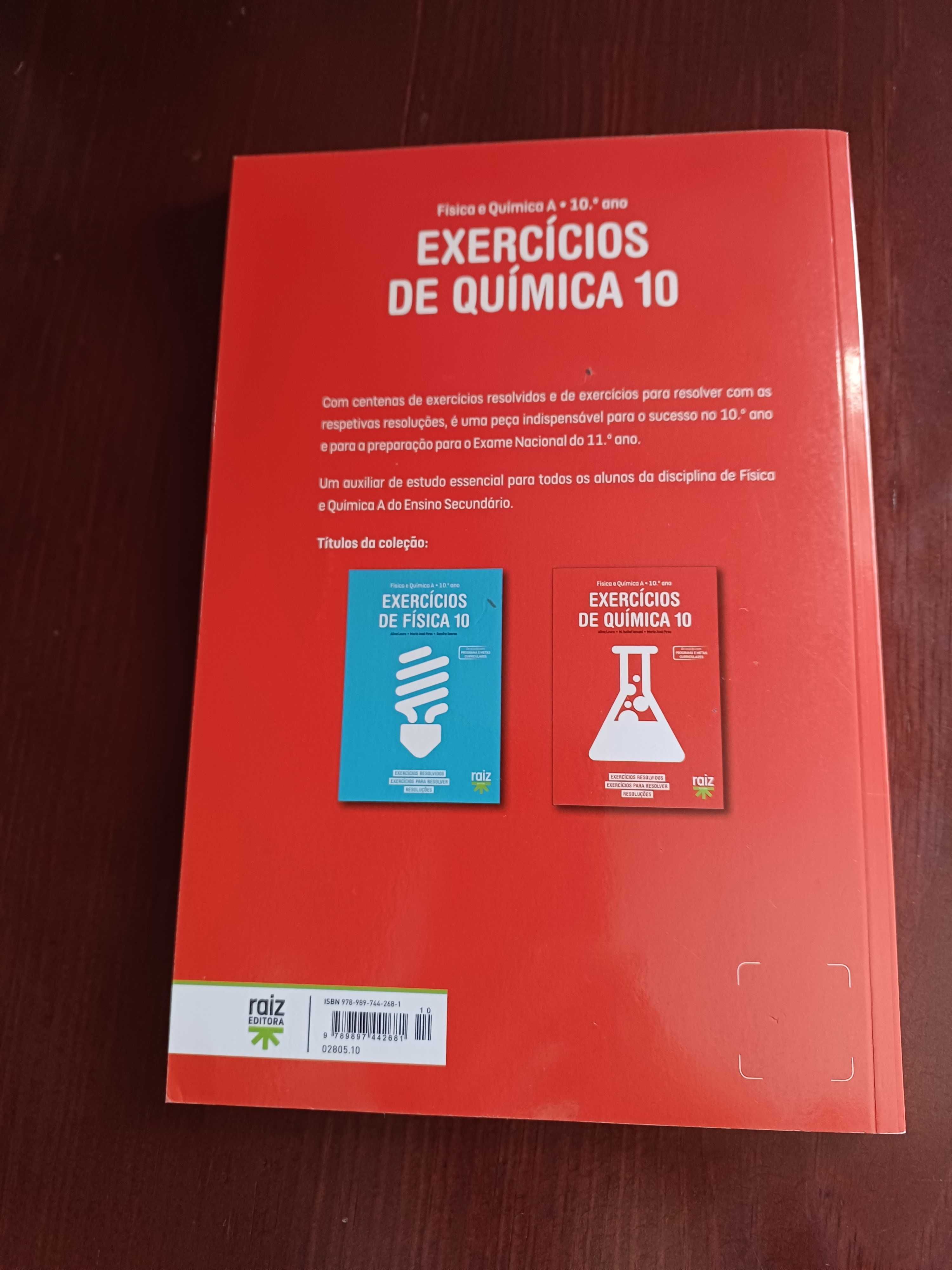 Exercícios de química 10 - 10º ano (Novo)