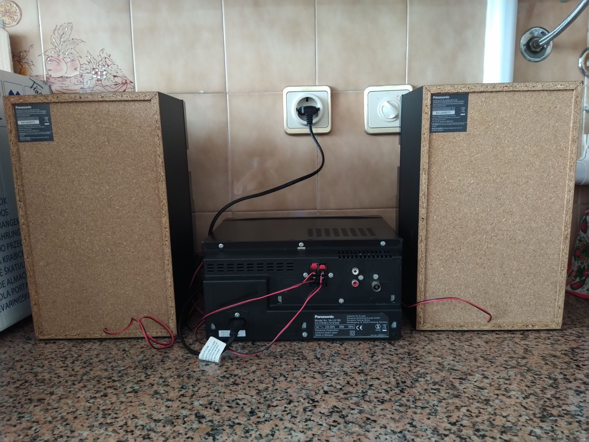 Aparelhagem de som bluetooth USB CD rádio auxiliar casa quarto