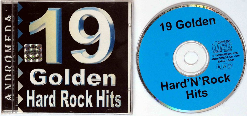 (CD) VA - 19 Golden Hard Rock Hits