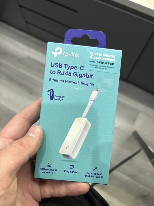 Мережевий адаптер TP-Link UE300C USB type-C to GE