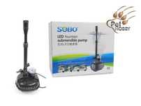 SOBO WP-28E pompa fontannowa 1200l/h, ring LED RGB, akwaria hodowlane