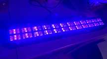 Lampa UV led DMX Dj 24x3W mocna strobo UV