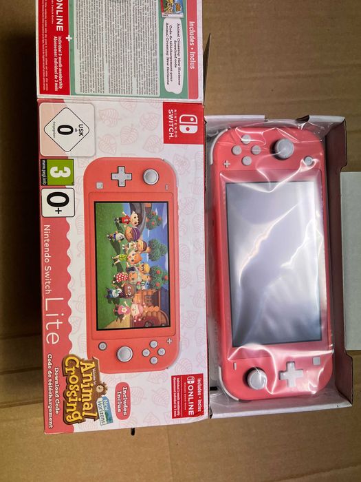 Konsola NINTENDO Switch Lite Koralowa + Animal Crossing: New Horizons