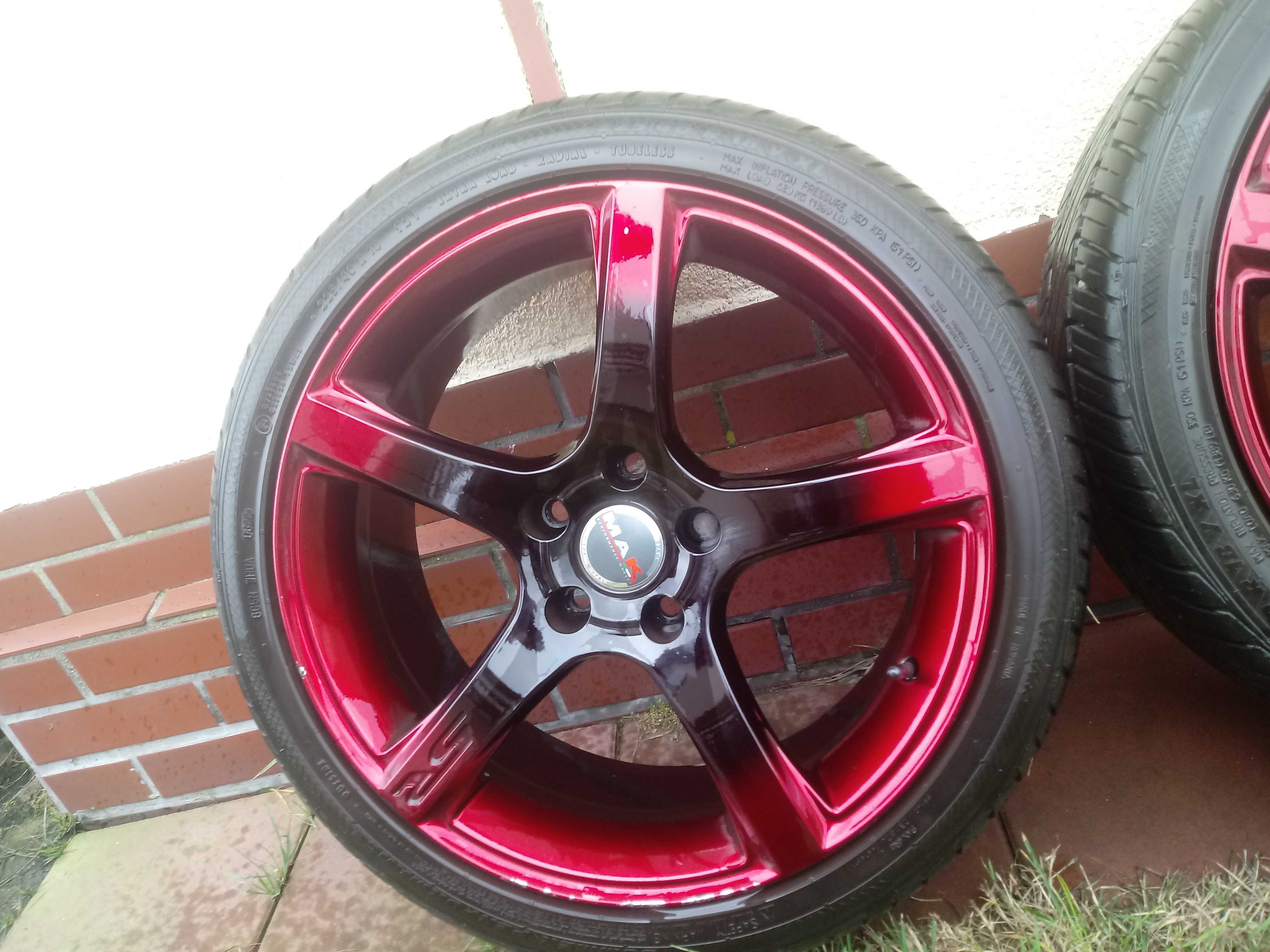 Felgi MAK 18x8J - 5x114.3, ET40 z oponami letnimi -Honda, Toyota, Inne