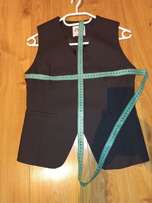 Kamizelka damska czarna Zara rozmiar S
