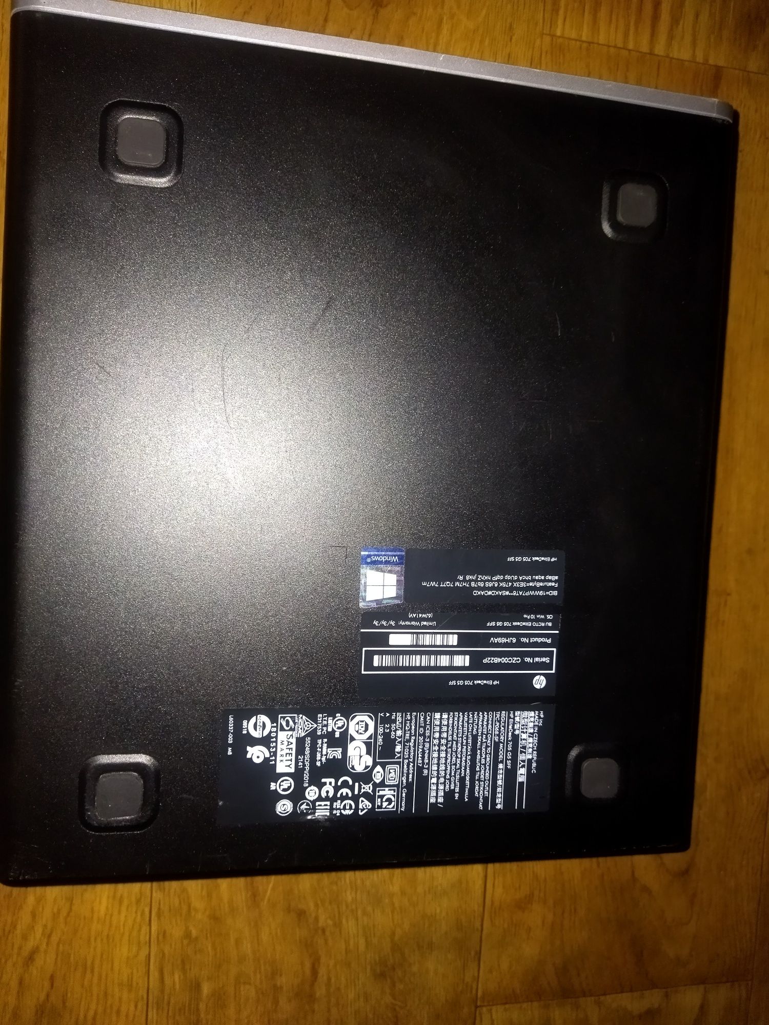 Mini pc,Ryzen 5 3400g,Vega 11,DDR4 8,NVME 256,Windows 10,HP 705 G5.