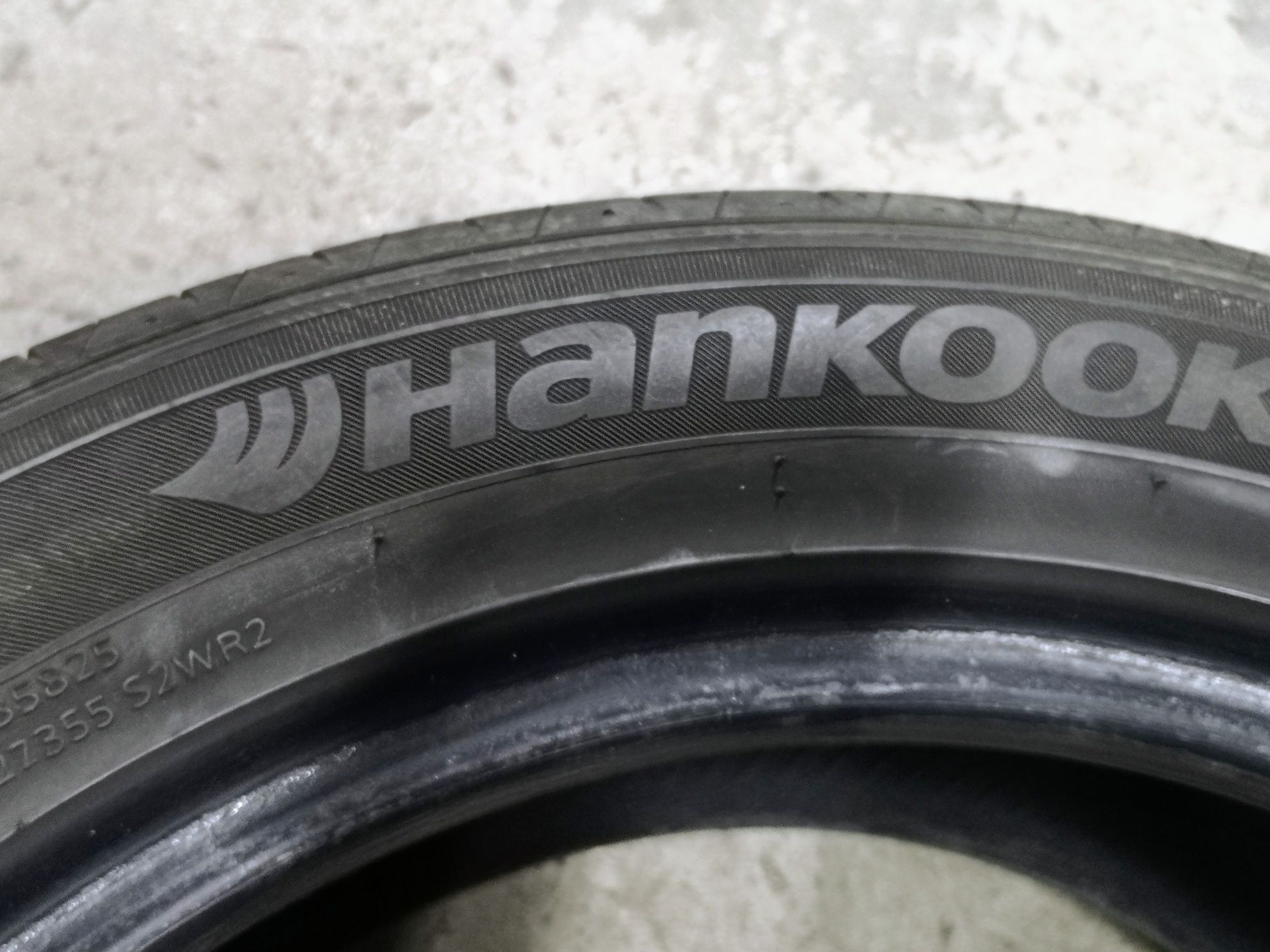 195/55R16  Hankook 4шт.5-6 мм.