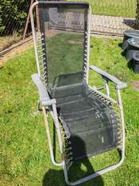 Leżak metalowy krzesło ogrodowe
