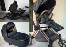 wózek komplet  Cybex Priam  Rosegold Deep Black