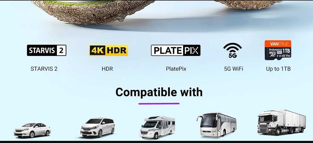 Автомобильный видеорегистратор Vantrue S1 Pro Max 4K DashCam