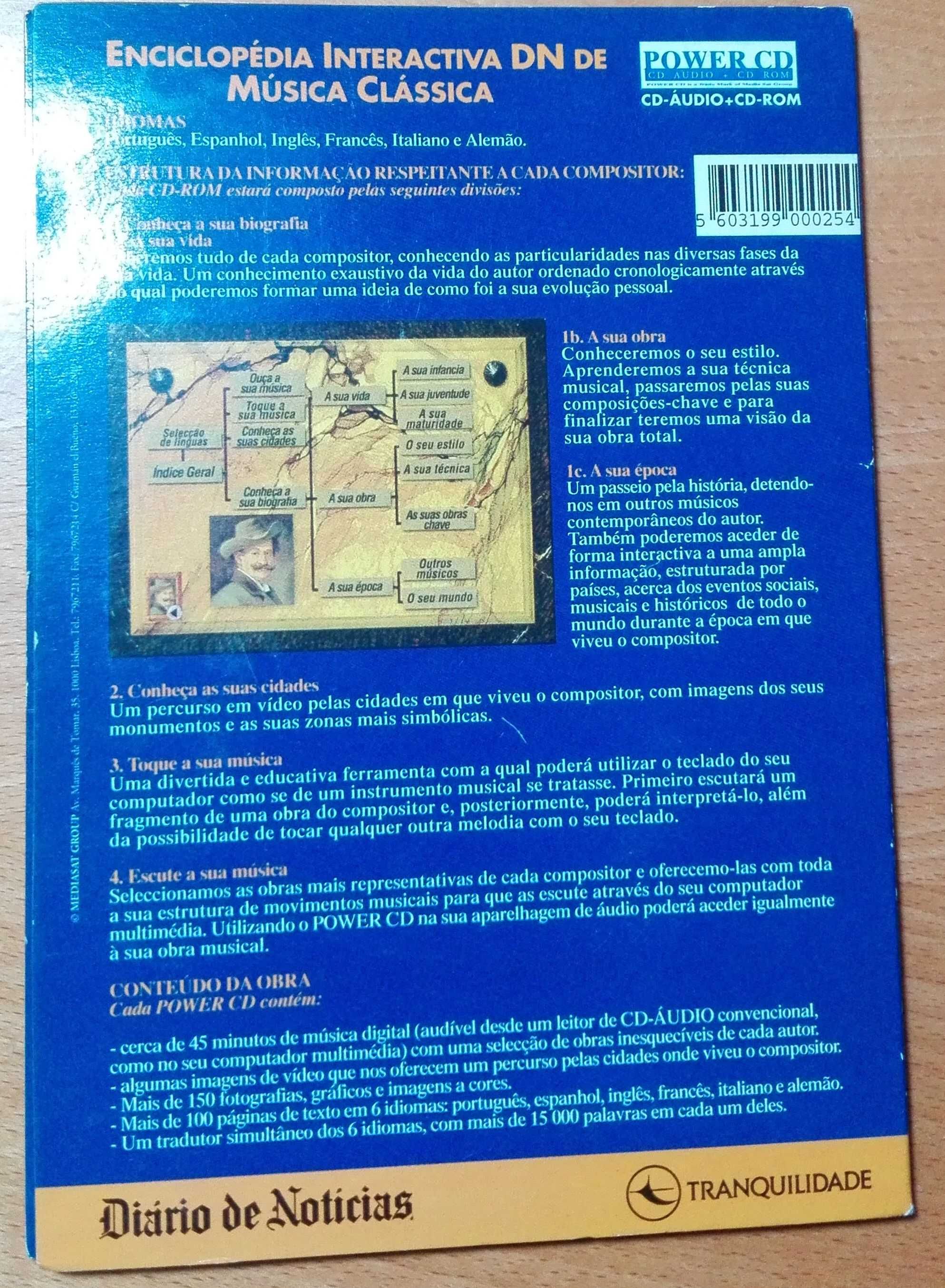 Enciclopédia Interactiva Música Clássica em CD's