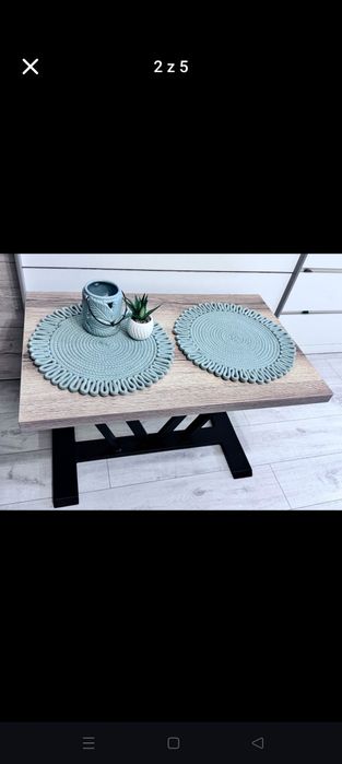 Stolik kawowy styl loft