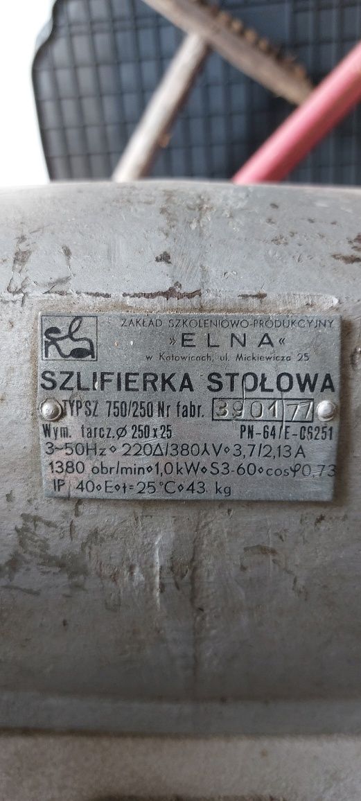 Szlifierka stołowa