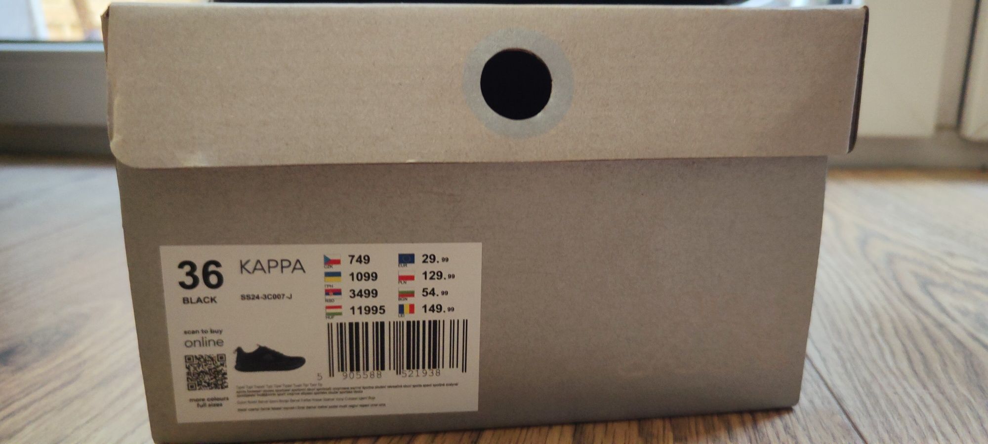 Nowe buty czarne KAPPA 36 adidas