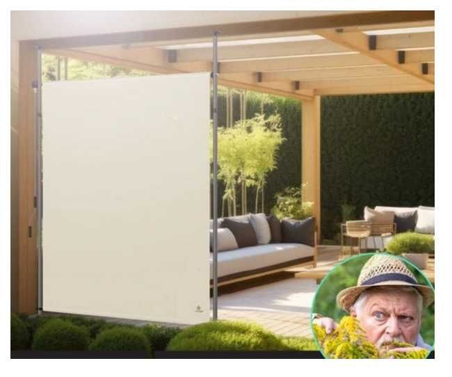 Markiza pionowa 120x310 cm