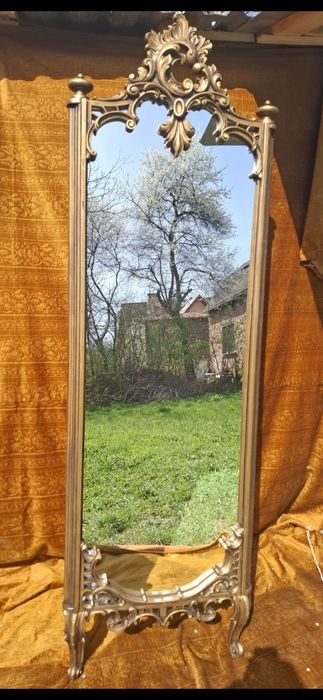 Старовинне, підлогове дзеркало.Реставрація, редизайн, послуги декорато