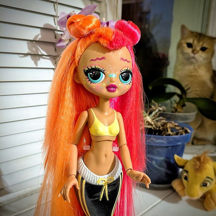 Лялька гібрід ЛОЛ lol русалка Аряель