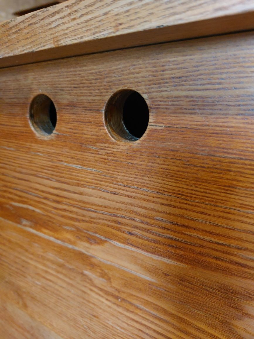 Drewniana szafka prl design vintage loft