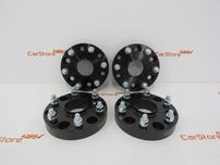 Espaçadores 4x4 30mm Mitsubishi 6x139.7 M12x1.5 Pretos CB 67.1