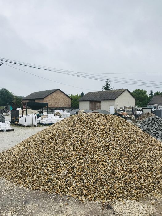 ŻWIR MIODOWY Otoczak Bursztynowy Żółty Kamień do Ogrodu Opaska Rabata