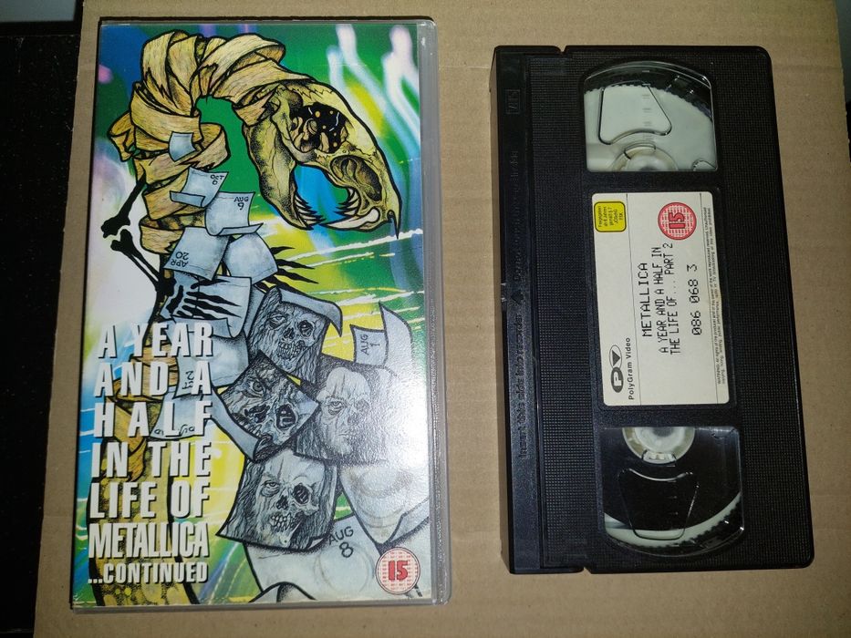 Vhs concertos metallica ac dc pink floyd