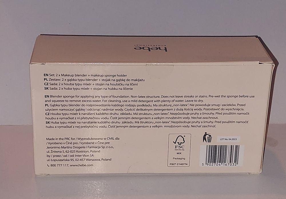1zł Wysyłka Zestaw do makijażu glamourBeauty blender Gabka 2szt+Stojak
