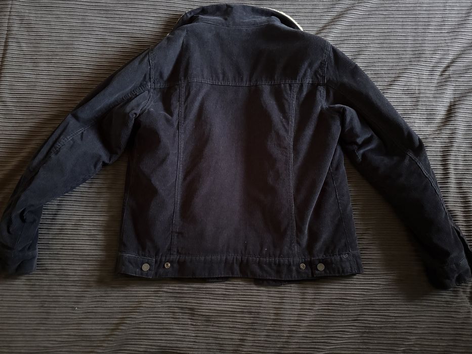 Casaco azul escuro Pullbear