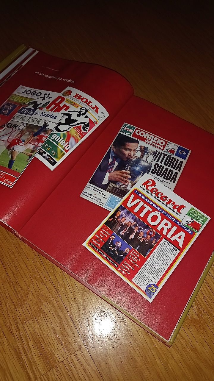 Livro "O Sonho comanda a vida" - Euro 2004