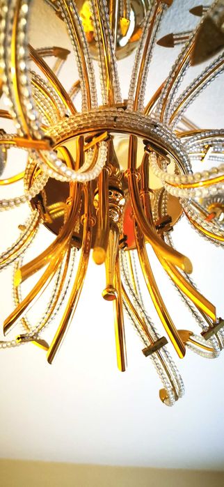 Lustre em cristal de Murano peça única anos 80