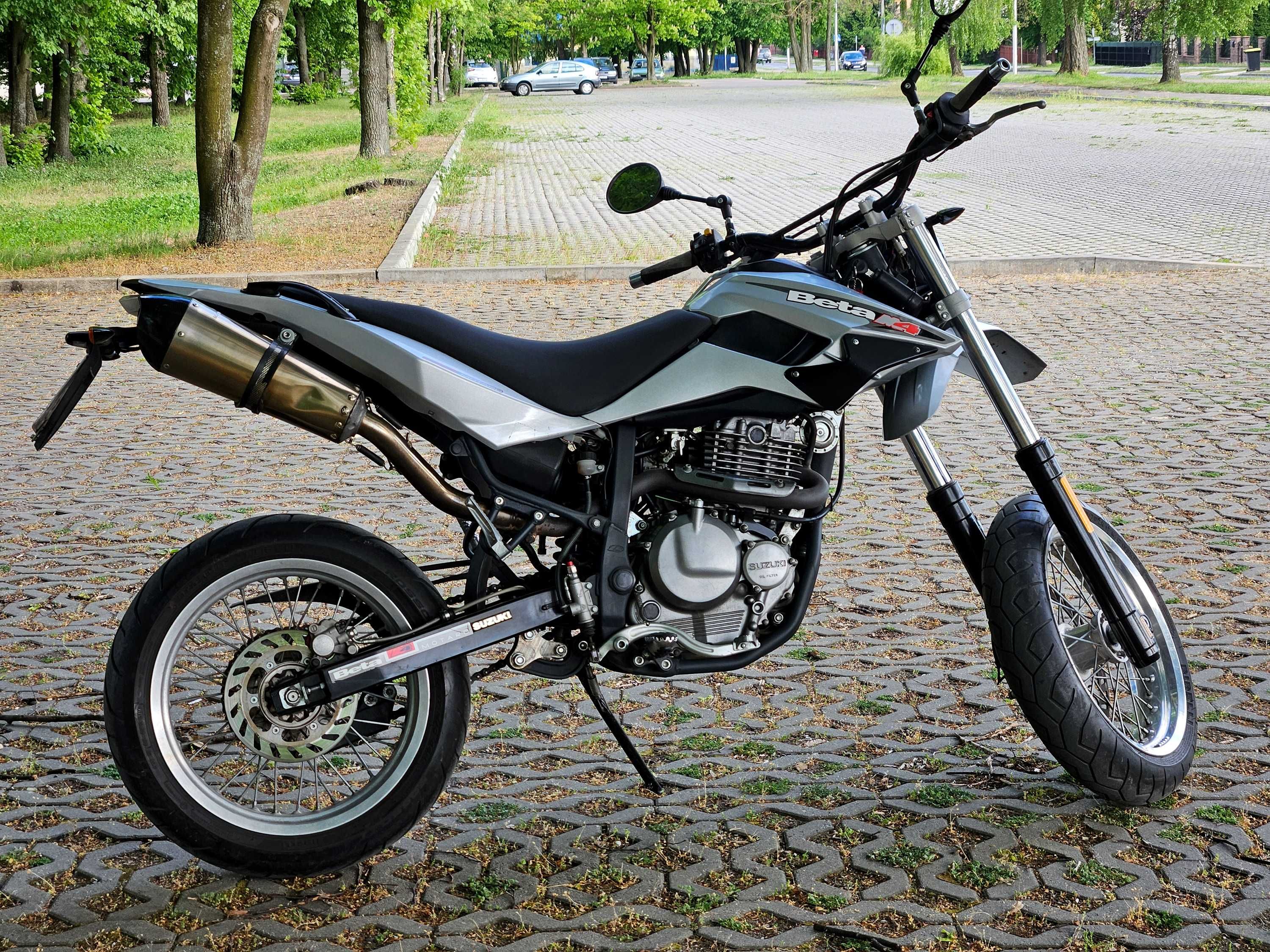 Beta M4 Supermotard 350 na A2 Supermoto 35kw DRZ