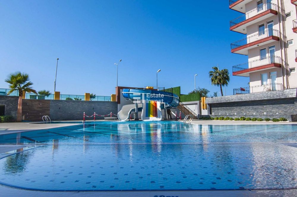 Оренда 2+1 в Махмутларі, Аланія. Перша лінія! Вид на море