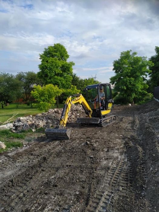 Mini koparka Chełm, koparka JCB 3CX, wywrotka, odwierty, oczyszczalnie