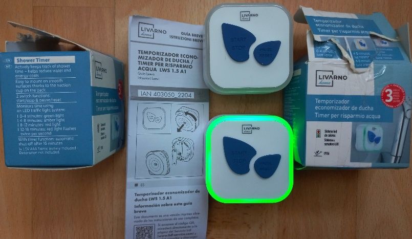 Minutnik timer prysznicowy licznik czasu kąpieli