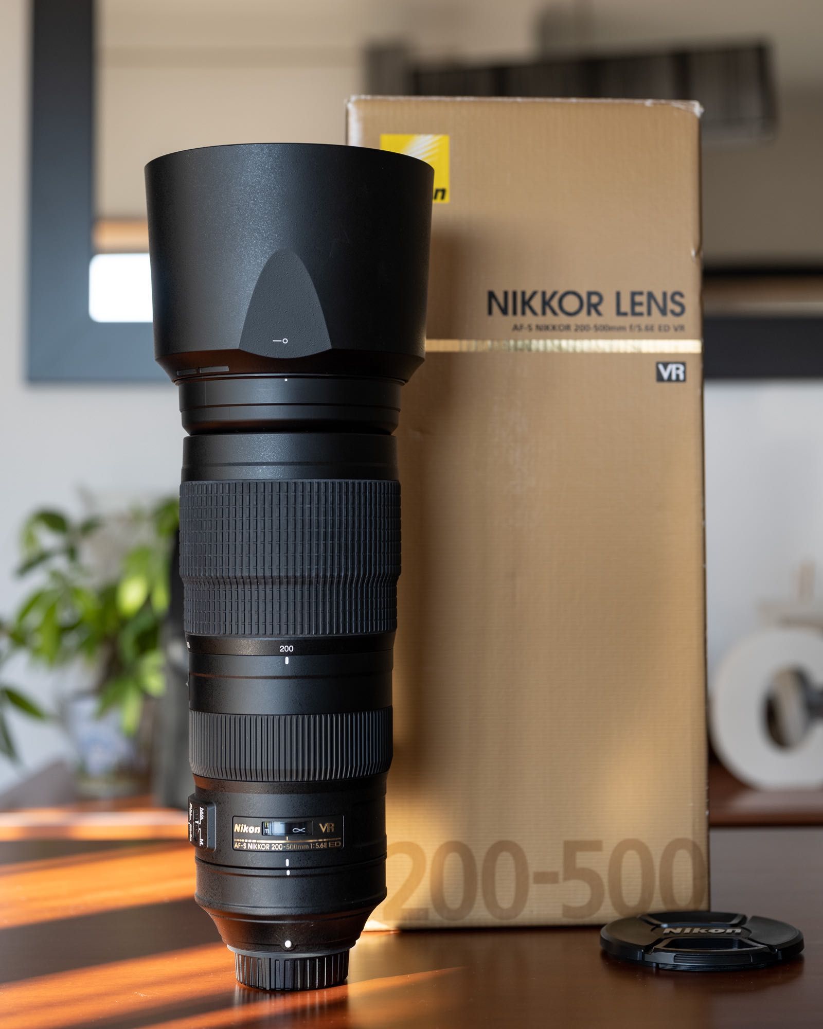 Nikon 200-500 f/5.6E ED VR - como nova