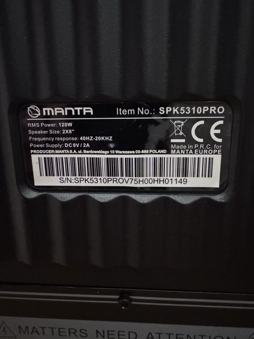 Głosnik Manta Bluetooth