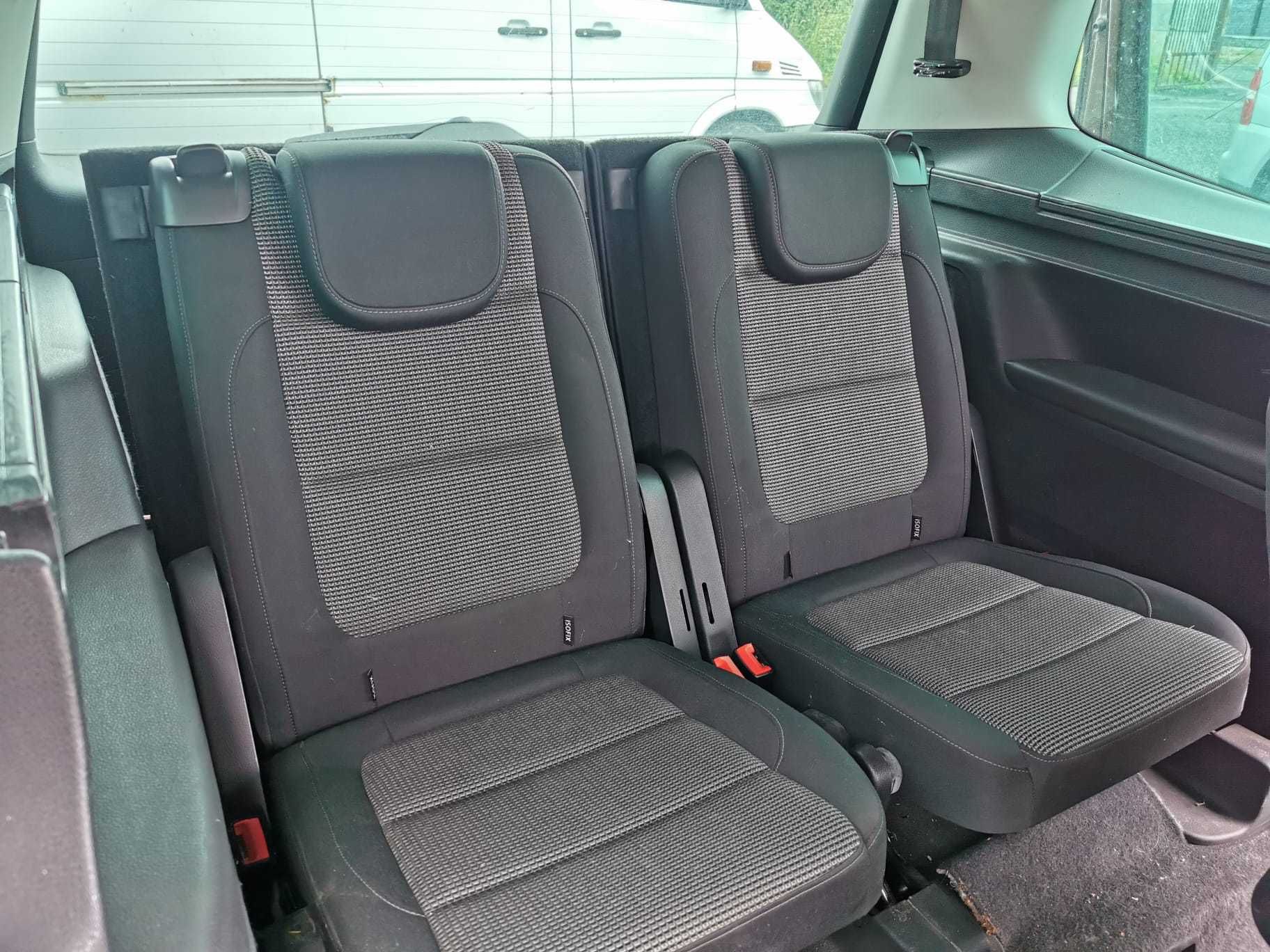 VW Sharan 7N fotele kanapy komplet plus elementy plastikowe