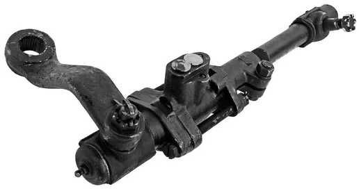 Поздовжнья тяга ГАЗ-3309. Рейка кермова. Продольная тяга. Реставрація.