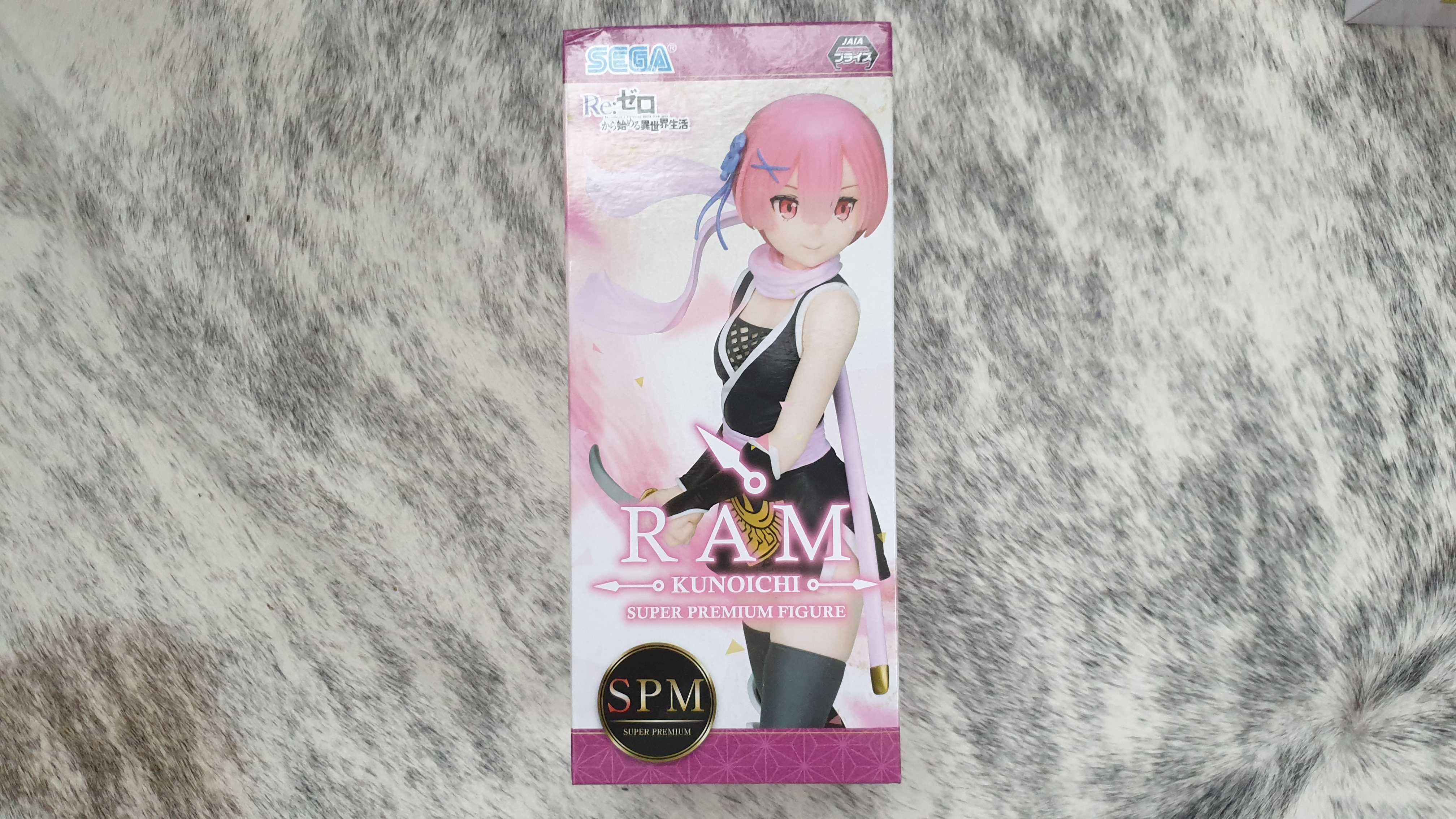 Коллекционная фигурка Рам/Ram из аниме Re:Zero. Оригинал SEGA