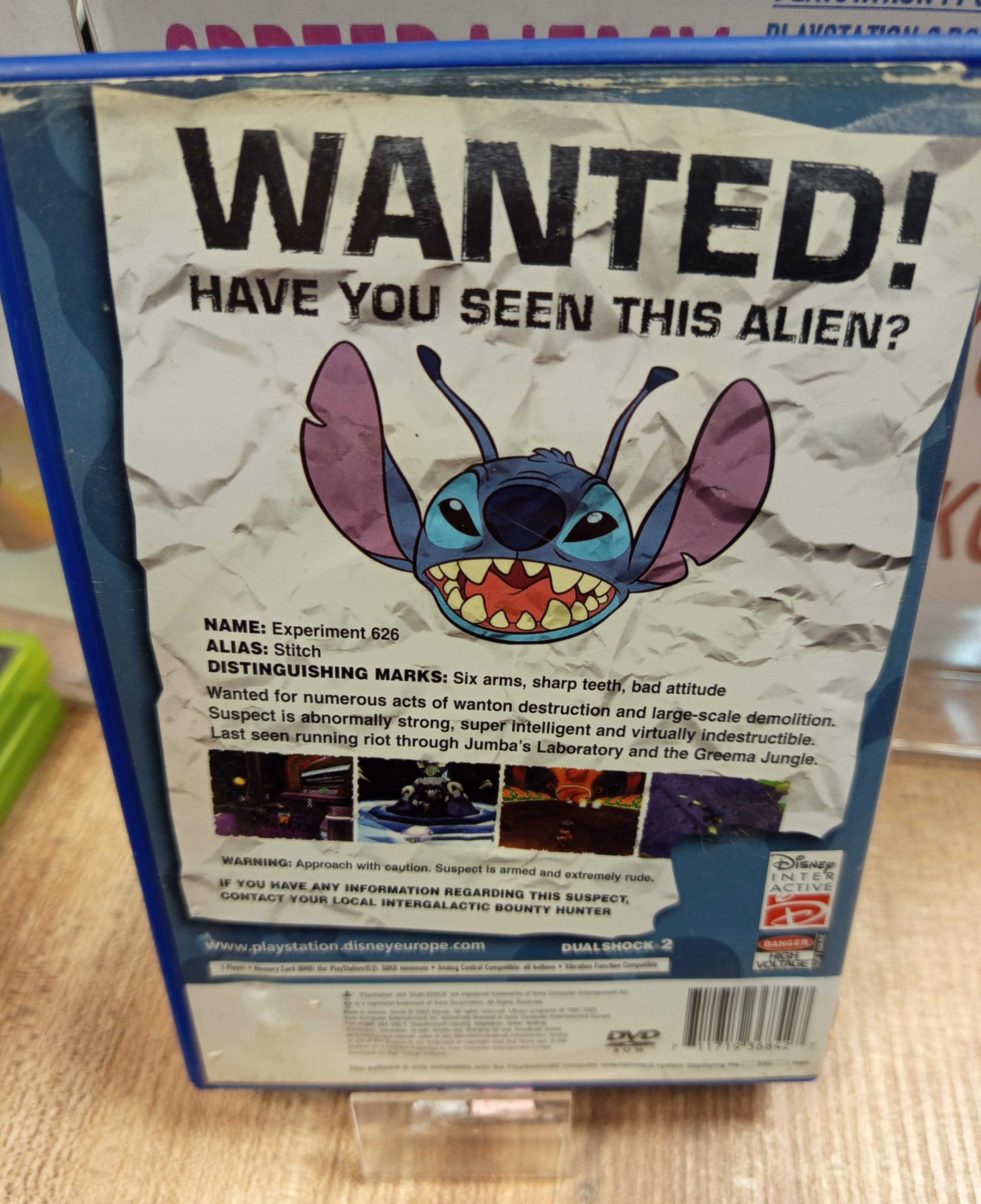Stitch EXPERIMENT Ps2, Wymiana SklepRetroWWA
