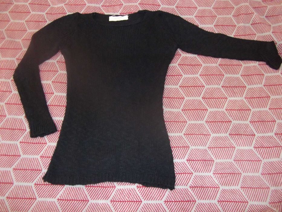 Camisola malha preta / Black knit sweater – ZARA KNIT (S)