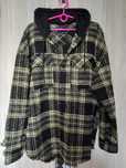 Bershka Oversize koszula bluza kurtka katana w kratę z kapturem L