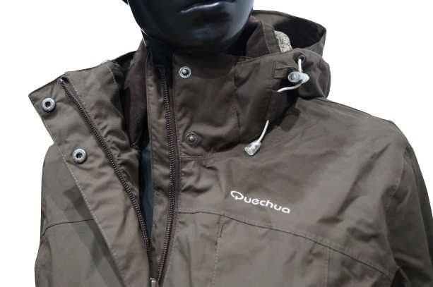 QUECHUA ARPENAZ 300 Kurtka Damska Przeciwdeszczowa NIEPRZEMAKALNA # XS
